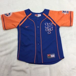 NY Mets baseball jersey number 5 Wright kids size 4